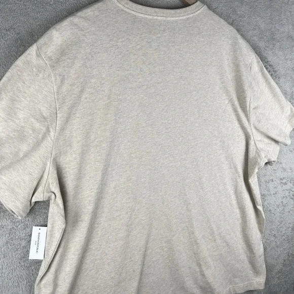 Banana Republic Men's Shirt NWT Size 2XL Oatmeal Heather Signature - Picture 8 of 10